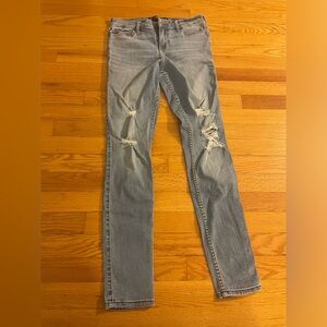 Hollister women’s mid rise super skinny jeans, Hollister classic stretch